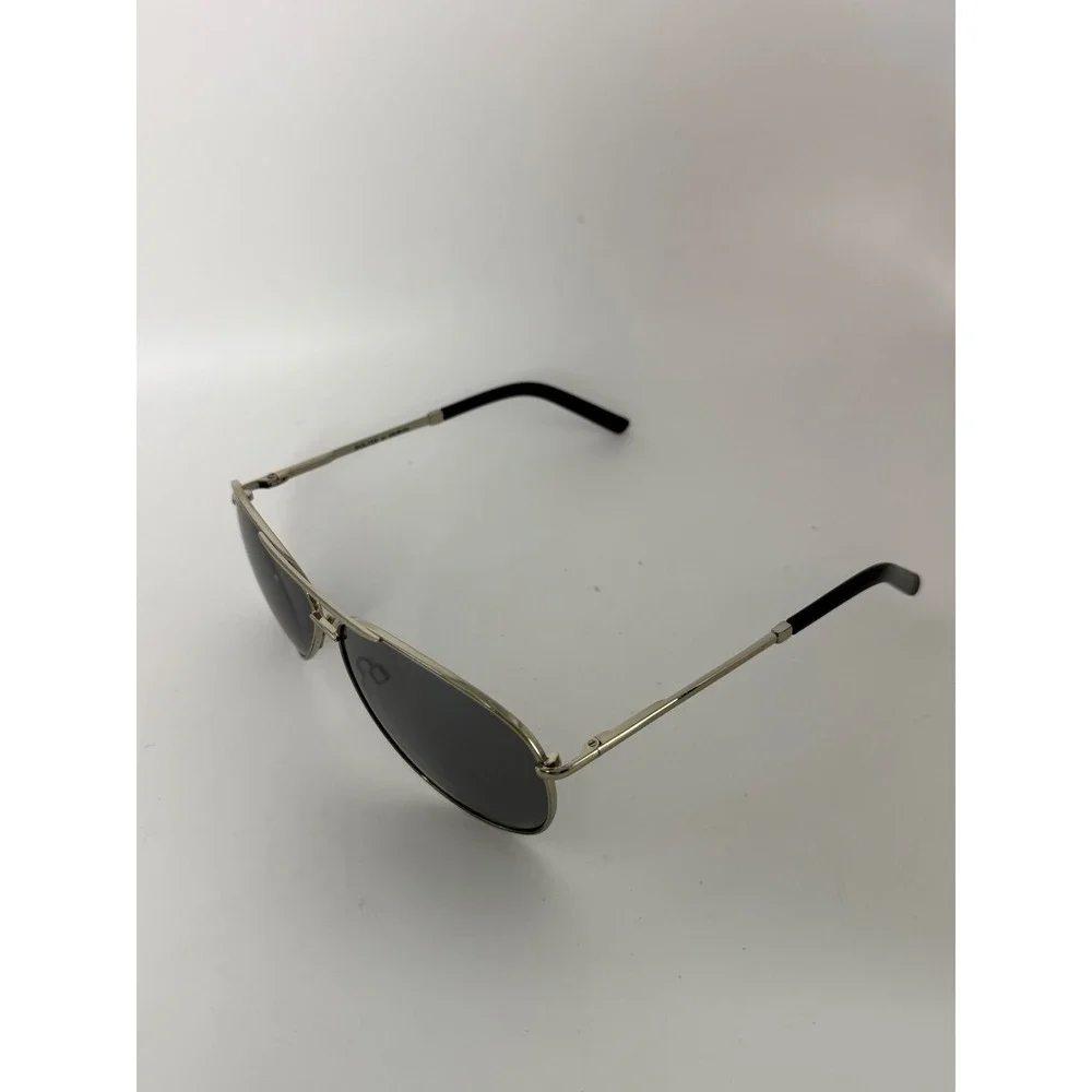 Solize by Del Sol Paradise Found‎ Aviator Sunglasses Silver Metal Black Lens